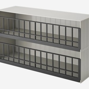 Úložný box na hračky YAMAZAKI Tower 5808, šedý